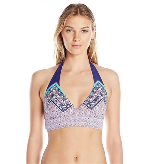 Women S Caribbean Mix Halter Bra Bikini Top Marl Cu Cznqch