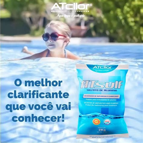 Sulfato de Alumínio Atcllor 2Kg l Aqua Self Piscinas & Lazer