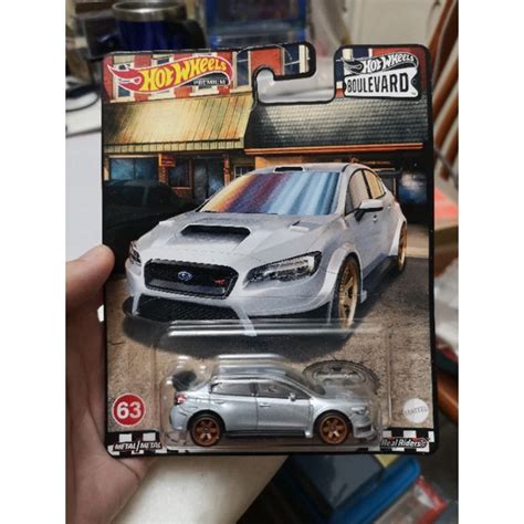 Hot Wheels Subaru Wrx Sti Boulevard N Shopee Malaysia