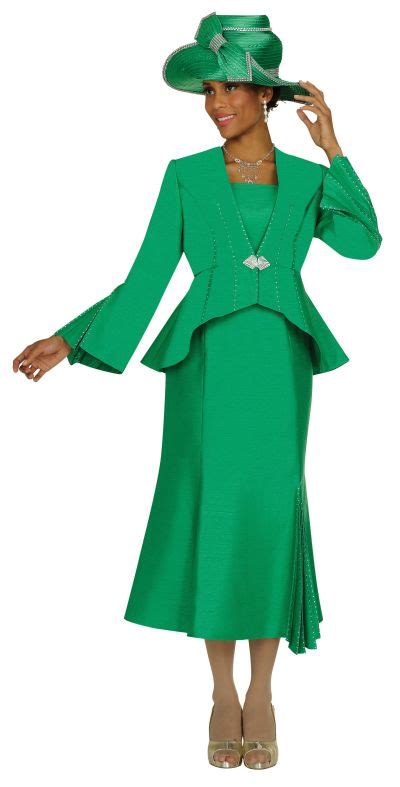 French Novelty GMI G4242 Womens Church Suit With High Low Jacket