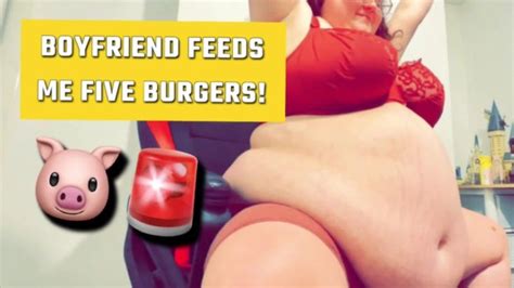 Bbw Feedee Stuffed With Burgers By Feeder Boyfriend Pornhub