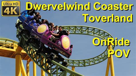 Dwervelwind Onride Toverland Front Seat On Ride 4K POV D Wervelwind