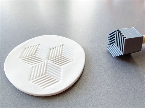 Штамп для глины или керамики "Квадрат #1" купить в Anlya Stamps