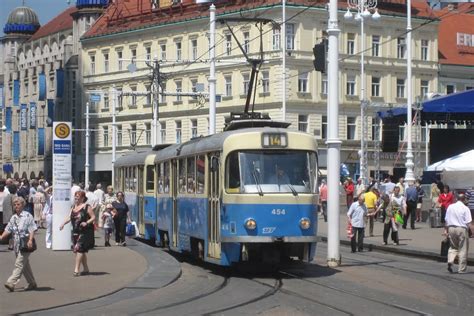 Zagreb Triebwagen Stra Enbahnreisen