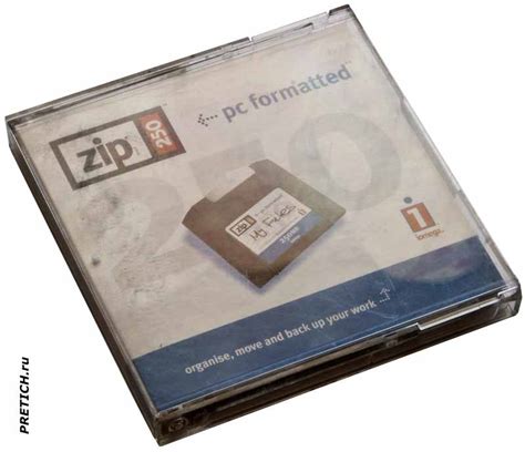PRETICH.ru - Статьи: ZIP-250 iomega гибкий магнитный диск