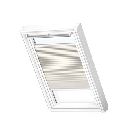 Store Velux Pliss Occultant Isolant Manuel Gris Fhc Mk Cadre Blanc