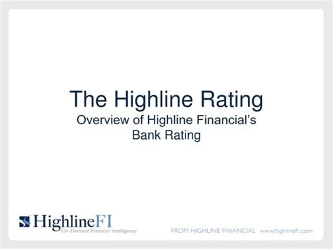 highline rating overview  highline financials bank rating