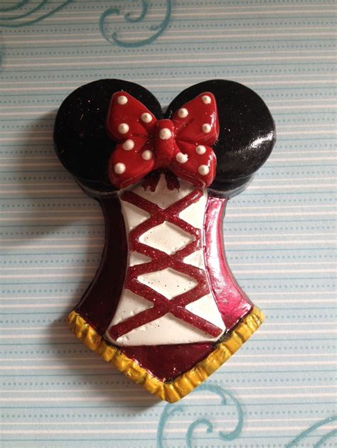 Minnie Mouse Corset Pendant By Mstrinity143 On Deviantart Clay Charm Clay Crafts Polymer