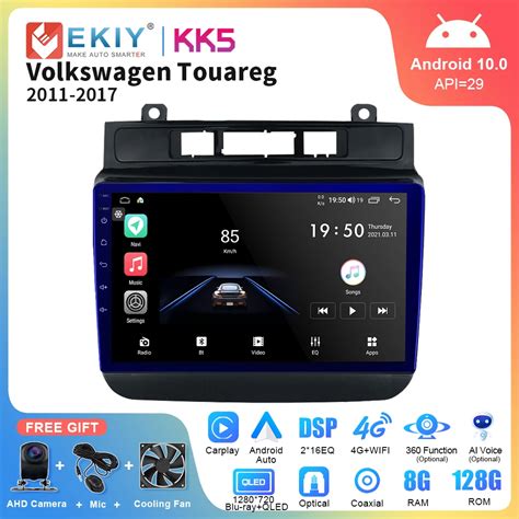 Ekiy Kk Android Auto Car Radio For Volkswagen Touareg Qled