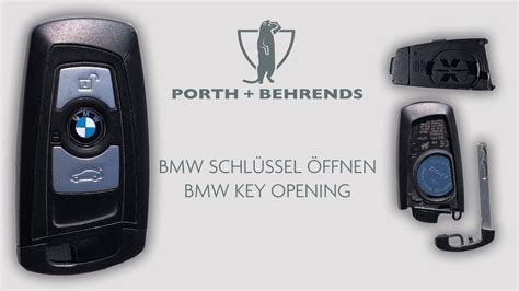 BMW SCHLÜSSEL ÖFFNEN BMW KEY OPENING YouTube