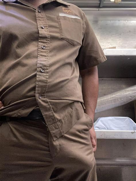 Who Wants To Keep A Horny Ups Driver Company While He Works Nudes Bulges NUDE PICS ORG