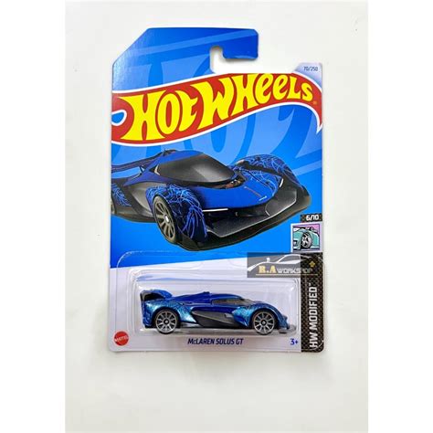 Hot Wheels Ch Nh H Ng M U Xe Mclaren Solus Gt Xanh D Ng Case Shopee Vi T Nam