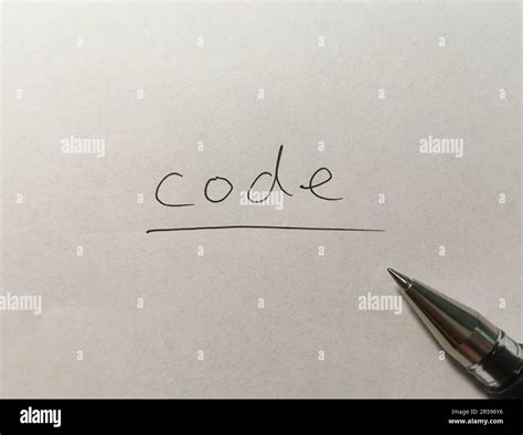 code word  res stock photography  images alamy