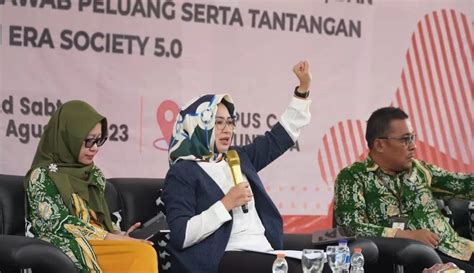 Di Hadapan Mahasiswa Untirta Airin Rachmi Diany Sebut Pancasila Bisa