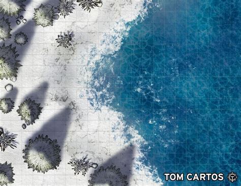 frozen lake battlemap  tom cartos arctic  bundle dnd