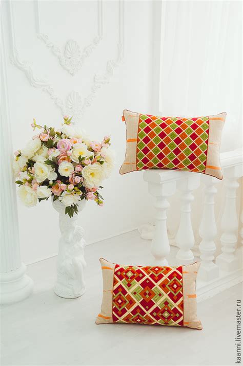 Коллекция подушек декоративных Оранжевая фантазия в интернет-магазине ...