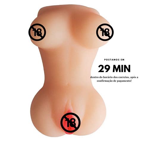 Masturbador Masculino Vagina Apertadinha Corpinho Peito Sexshop