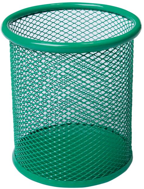 Подставка для ручек, металлическая сетка, круглая, 3 цвета — Купить в ...
