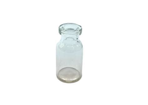 20 Ml Screw Cap And Narrow Flip Top Transparent Tubular Glass Vial