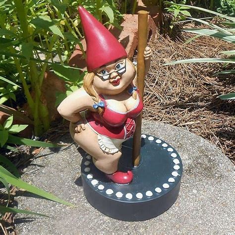 Amazon Garden Goblin Art Decoration Funny Naked Peeing Garden Gnome Statue With DIY Glow