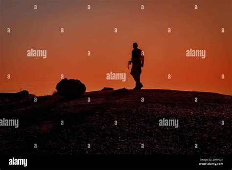 Tourist Amateur Photographer Looking For An Interesting Shot Stock Photo Alamy