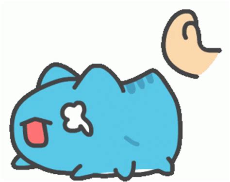 Slap Cat Sticker Slap Cat Blue Discover Share Gifs Cat Stickers