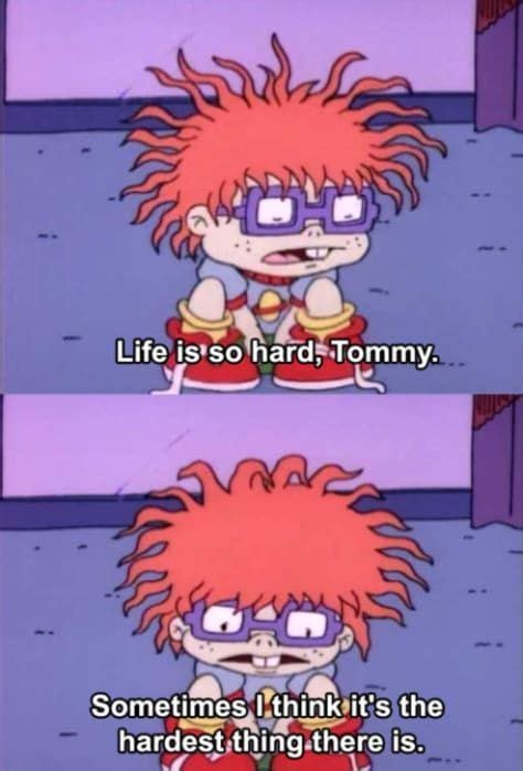 15 Times Chuckie From Rugrats Was Your Life 90er Cartoon Lol