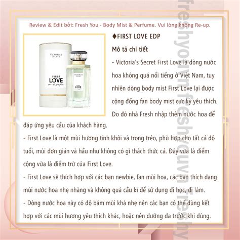 Mua Victoria Secret First Love For Women EDP Mẫu thử Nước hoa Nữ