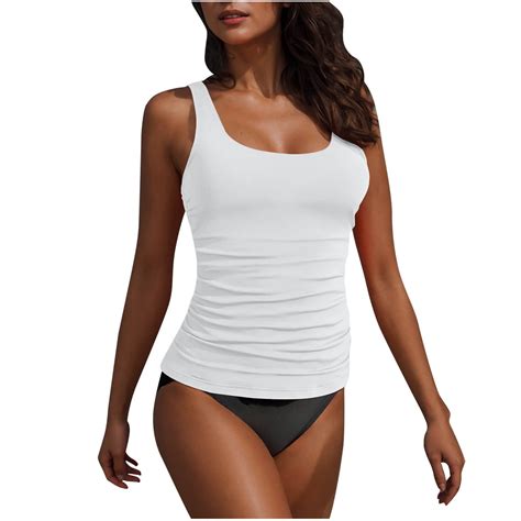 Yanhoo Tankini Swimsuit For Women Two Piece Bikini Tummy Control