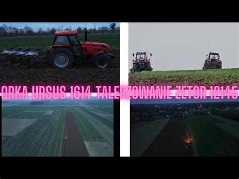 Wiosenna Orka Talerzowanie Ursus Zetor Agro Masz Youtube