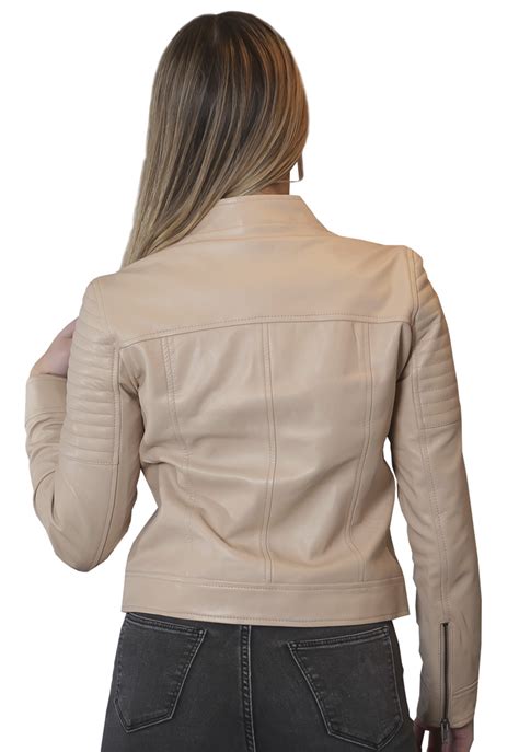 Ripley CHAQUETA CUERO CHG55 NUDE