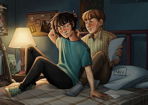 Byler Fan Art In 2023 Stranger Things Fan Art Stranger