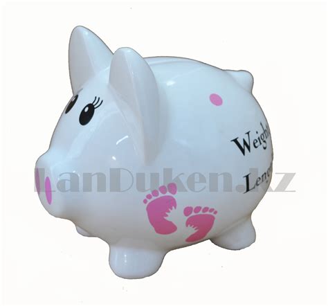 Копилка керамическая свинка с надписью Weight Length 13см*14см: продажа ...