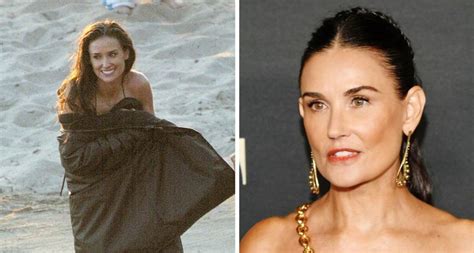 Demi Moore Age Radiates Confidence In A Stunning Blue Bikini Viral Novelty