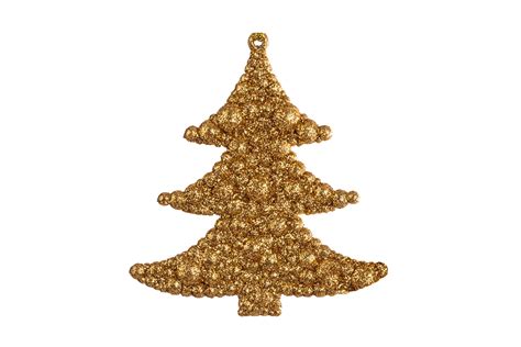 Gold Christmas Tree Isolated On A Transparent Background 21312373 PNG