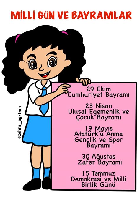 Milli Ve Dini Bayramlarımız Etkinliği
