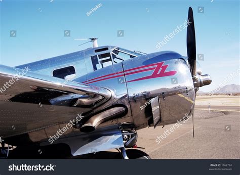 Antique Twin Engine Aircraft On Display Stock Photo 1162774 Shutterstock
