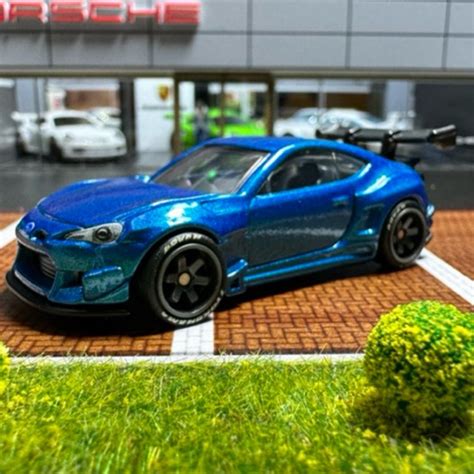 Hot Wheels Premium Loose Pandem Subaru Brz Greddy Swap Rubber Advan Tires Shopee Malaysia