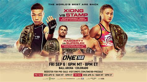 ONE Championship Announces Global Pay-Per-View Details And Full Fight ...