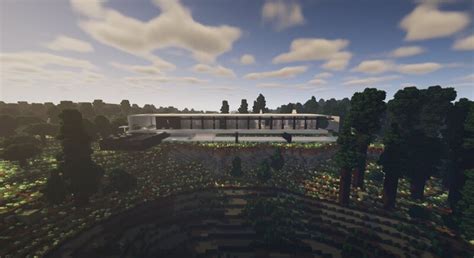 Modern Forest House Minecraft Map