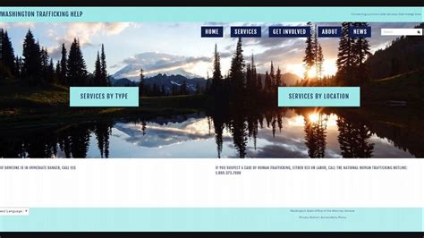 New Website Launched To Help Washington Sex Trafficking Victims King