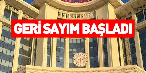 Samsun Şehir Hastanesi için geri sayım başladı