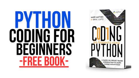 PDF Coding For Beginners Using Python Free Book