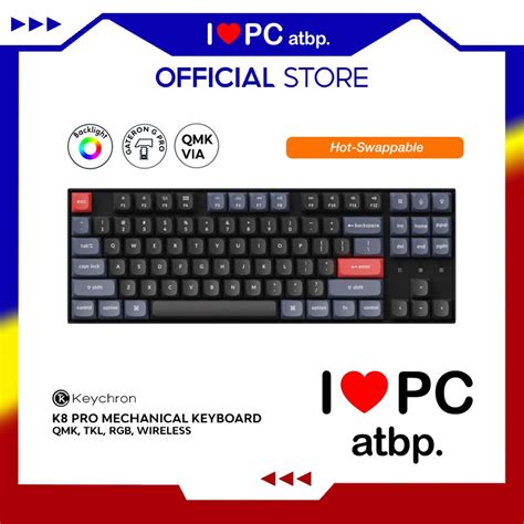 Keychron K Pro Qmk Mechanical Keyboard Tkl Wired Wireless Rgb Hot Swap Qmk Via Shopee