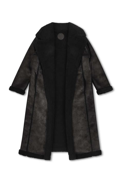 Simon Miller Jetz Coat Black Shearling Garmentory