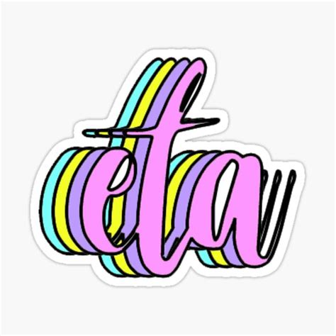 Eta Sticker By Szawatsky Redbubble