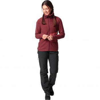 Vaude Yaras Fleece Jacket Women Brick Bike