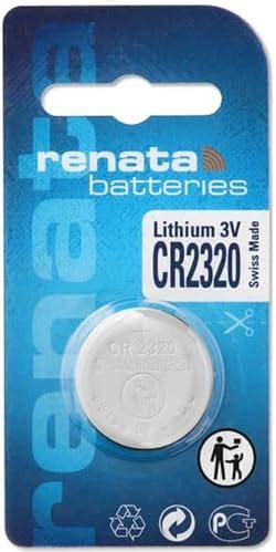 Renata CR2320 Button Cell CR 2320 Lithium 150 MAh 3 V Pack Of 1 Amazon