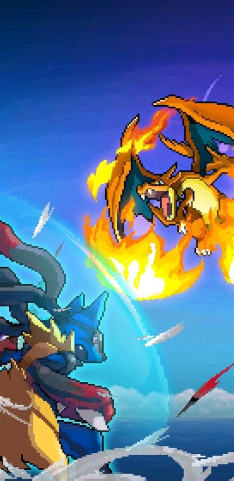 Mega Lucario Vs Mega Charizard