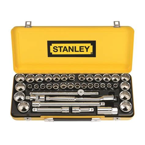 Stanley Socket Set 1 2 Drive Metric And Imperial 40 Piece Supercheap Auto